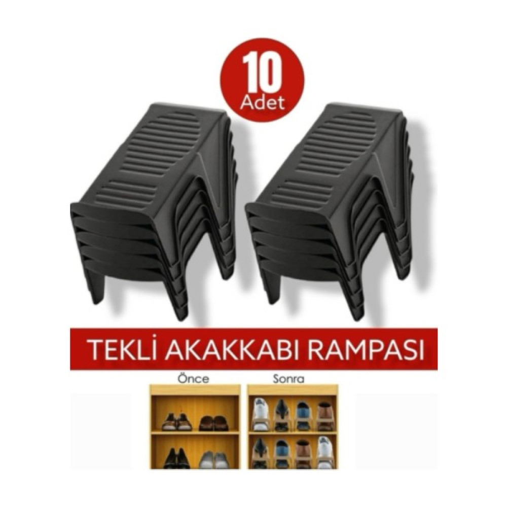 İncirop Tekli Ayakkabı Rampası Düzenleyici 10'lu Ayakkabı Saklama Kutusu Fiyatı