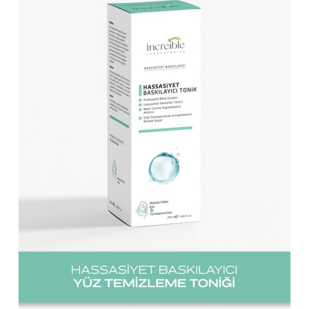 İncreible Hassasiyet Baskılayıcı Sıkılaştırıcı Cilt Toniği Probiyotik Beta Glukan Cilt Temizleme ve Peeling Fiyatı