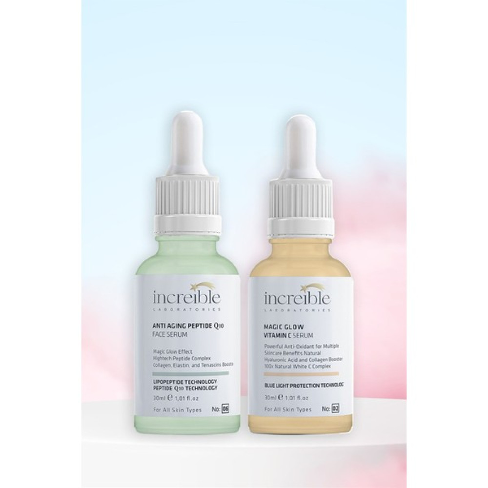 İncreible Hep Genç Kal Serum Seti ve Vitamin C Arttırıcı Serum Cilt ve Yüz Bakımı Fiyatı