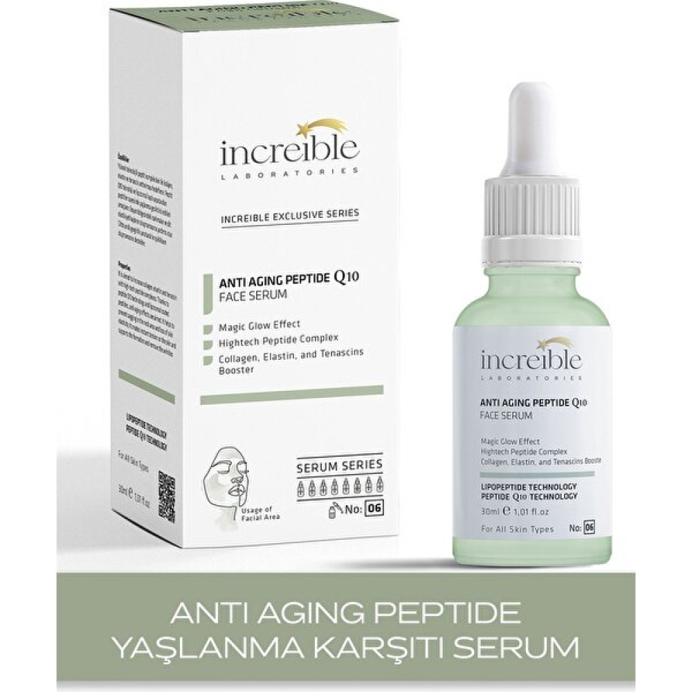 İncreible Serum %16 Peptid, %1 Beto Glucan, %1 Peptid Quenzim Içerikli Anti-Aging / Yaşlanma Karşıtı Fiyatı