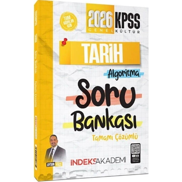 İndeks Akademi Yayıncılık İndeks 2026 KPSS Tarih Algoritma Soru Bankası Çözümlü - Aydın Yüc Diğer Fiyatı
