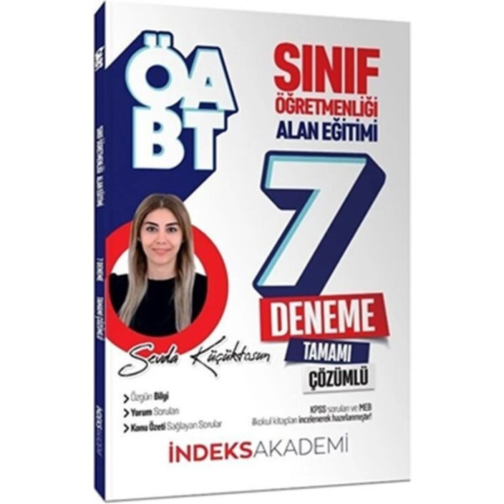 İndeks Akademi Yayıncılık Indeks Akademi 2023 Öabt Sınıf Öğretmenliği Alan Eğitimi 7 Deneme Kaynak Kitapları Fiyatı