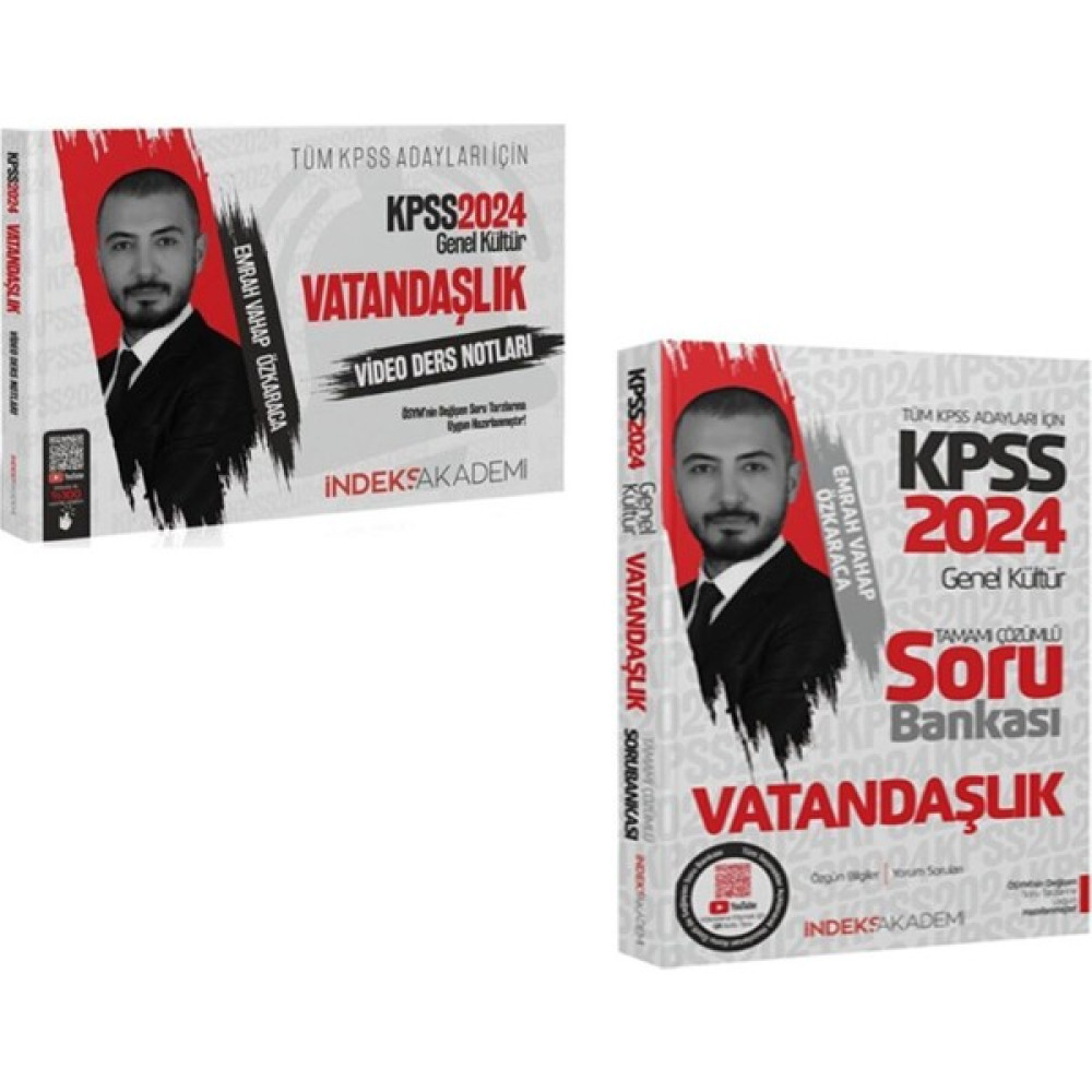 İndeks Akademi Yayıncılık Indeks Akademi 2024 Kpss Vatandaşlık Konu ve Soru Seti 2 Kitap KPSS Fiyatı