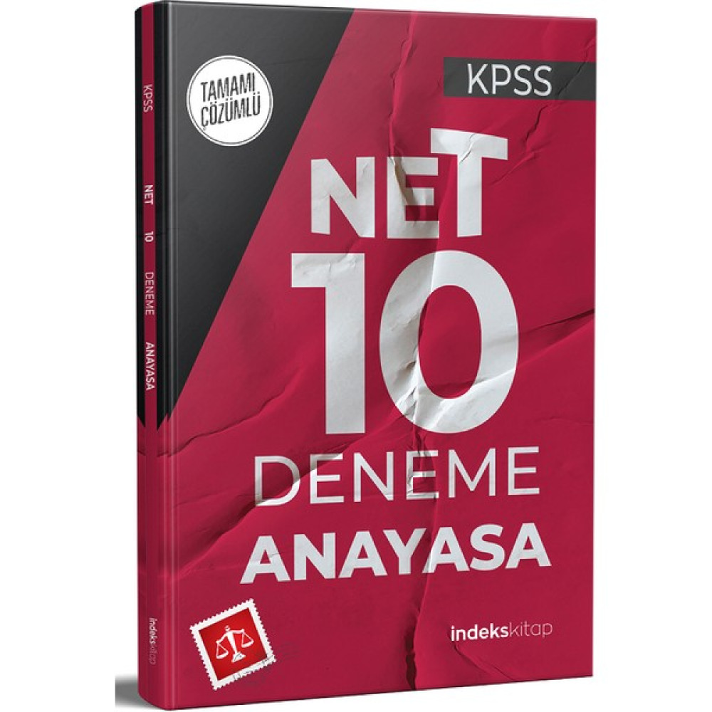 İndeks Akademi Yayıncılık Indeks Akademi Kpss Anayasa Net 10 Deneme Çözümlü Kaynak Kitapları Fiyatı
