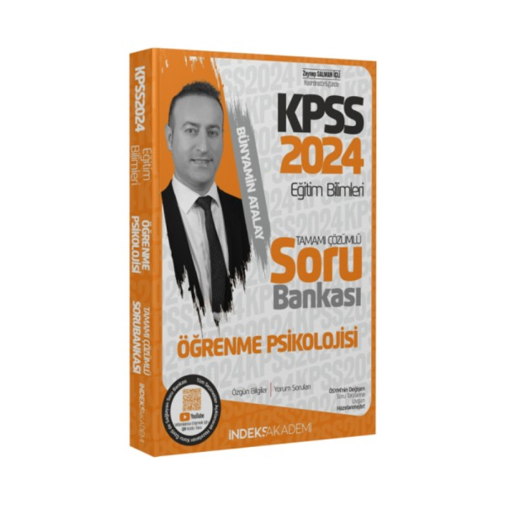 İndeks Akademi Yayıncılık KPSS 2024 Eğitim Bilimleri Öğrenme Psikolojisi Çözümlü Soru Bankası KPSS Fiyatı