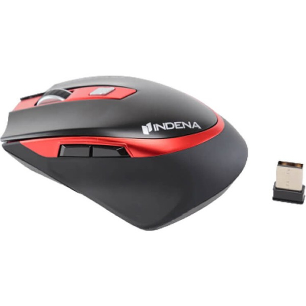 Indena G-530 Kablosuz Optik Mouse 2400 Dpı - 6d Wireless Oyuncu Maus - Siyah - Kırmızı Klavye - Mouse Fiyatı