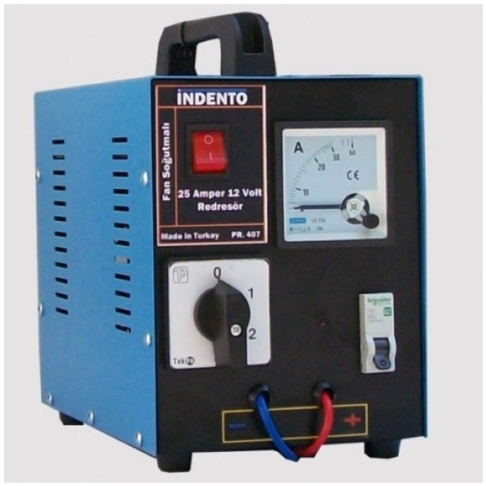 Indento Akü Şarj Cihazı (Redresör) 12 Volt 25 Amper Akü Şarj Edici Fiyatı