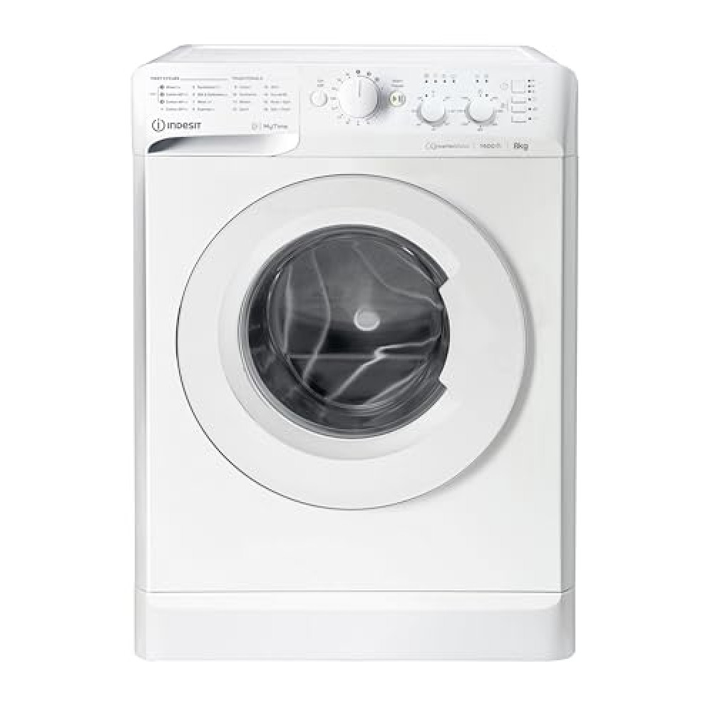 Indesit MyTime Washing Machine - White - 8kg - 1400rpm - B Rated - MTWC 81495 W UK