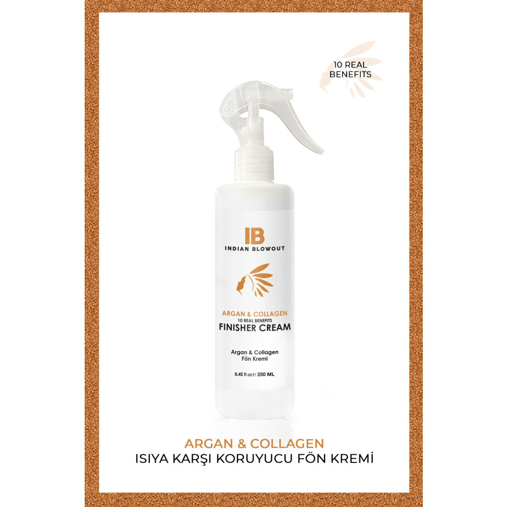 Indian Blowout Argan Collagen Isıya Karşı Koruyucu Fön Kremi Saç Şekillendirici Sprey Fiyatı