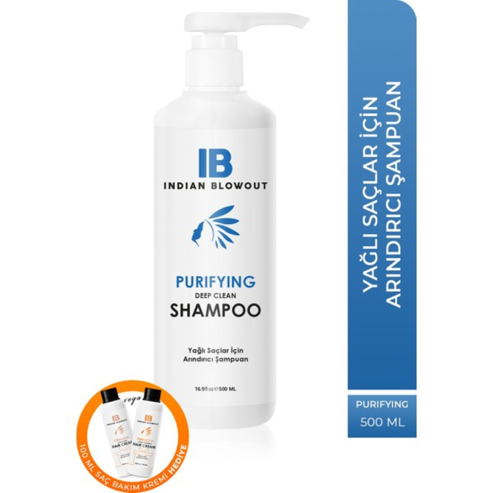 Indian Blowout Purifying Yağlı Saçlar Için Arındırıcı Şampuan 500 ml Şampuan ve Saç Kremi Fiyatı