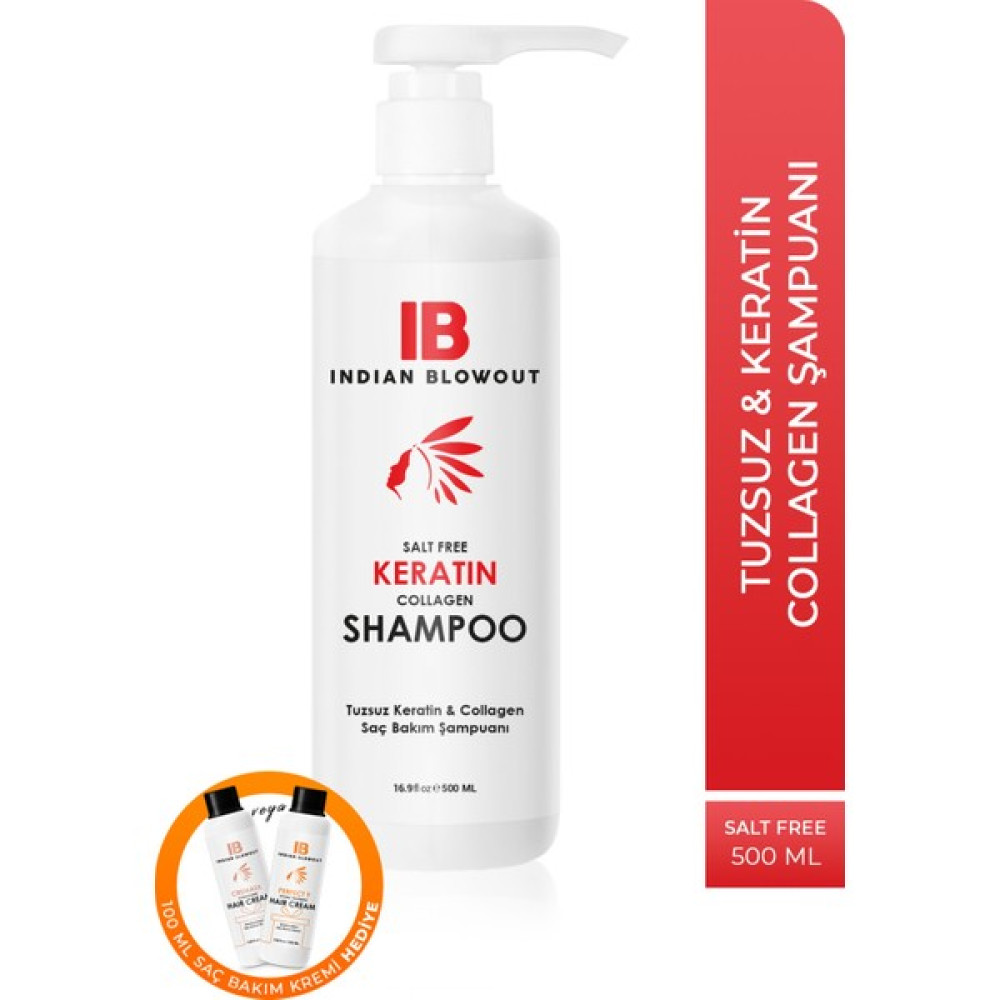 Indian Blowout Tuzsuz Keratin & Saç Bakım Şampuanı IBKCS01 500 ml Oto Boyaları Fiyatı