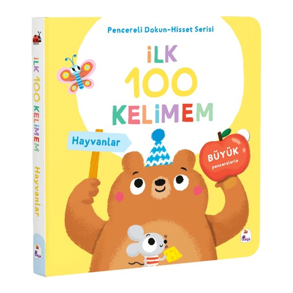 İndigo Çocuk Ilk 100 Kelimem – Hayvanlar (Pencereli Dokun-Hisset) Diğer Fiyatı