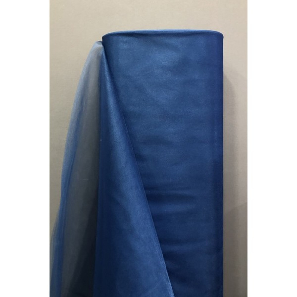 Indigo Mavi Kristal Tül (En 3 mt Boy 1 Mt) - 100 x 300 cm - Açık Mavi Tül Perde Fiyatı