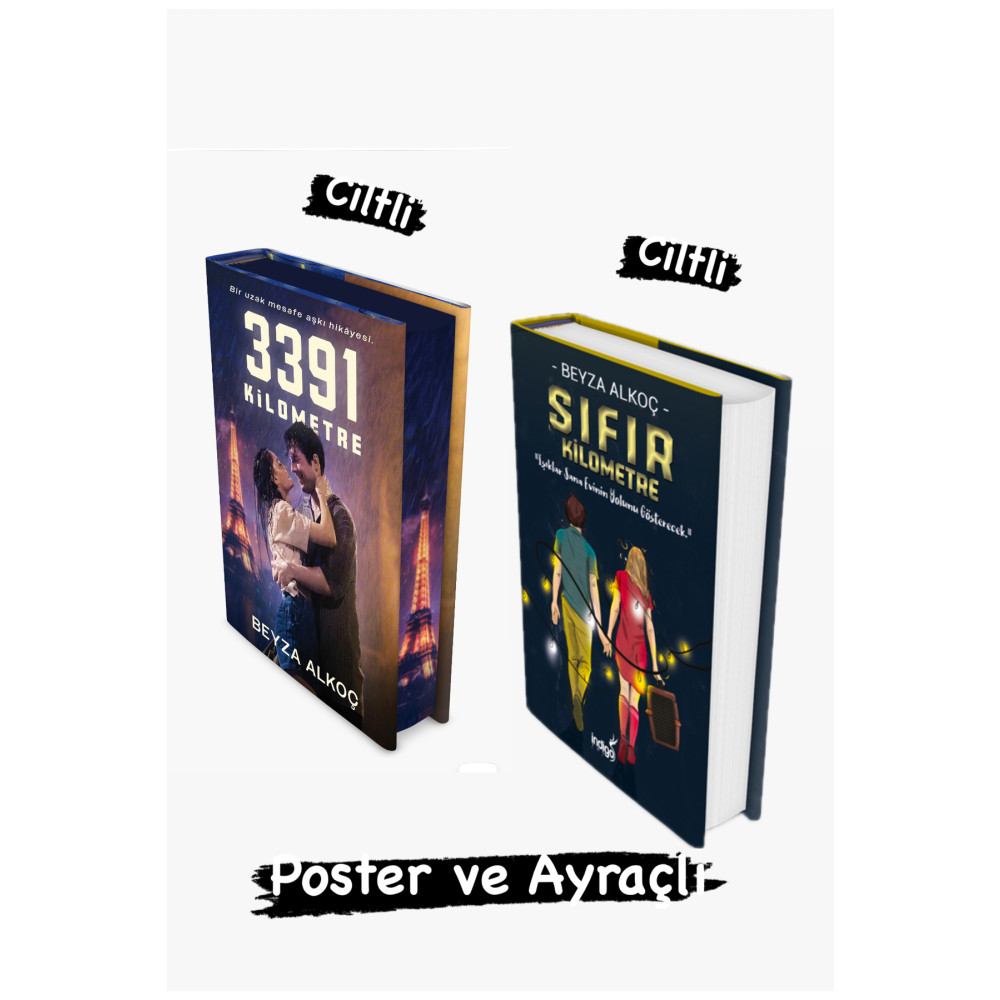 İndigo Yayınları 3391 ve Sıfır Kilometre Set ( CİLTLİ ) Poster Ve Ayraçlı Roman Fiyatı