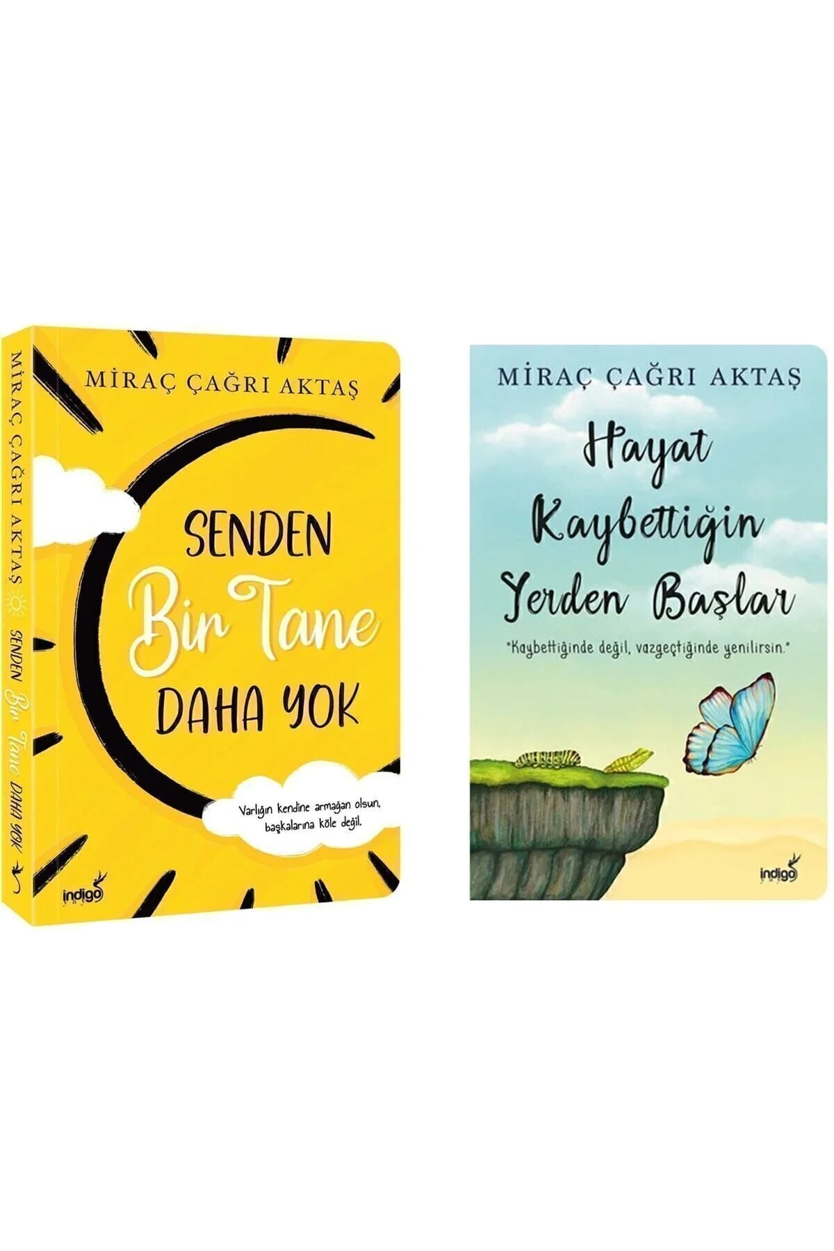 İndigo Yayınları Hayat Kaybettiğin Yerden Başlar - Senden Bir Tane Daha Yok Miraç Çağrı Aktaş 2 Kitap Set" Roman Fiyatı