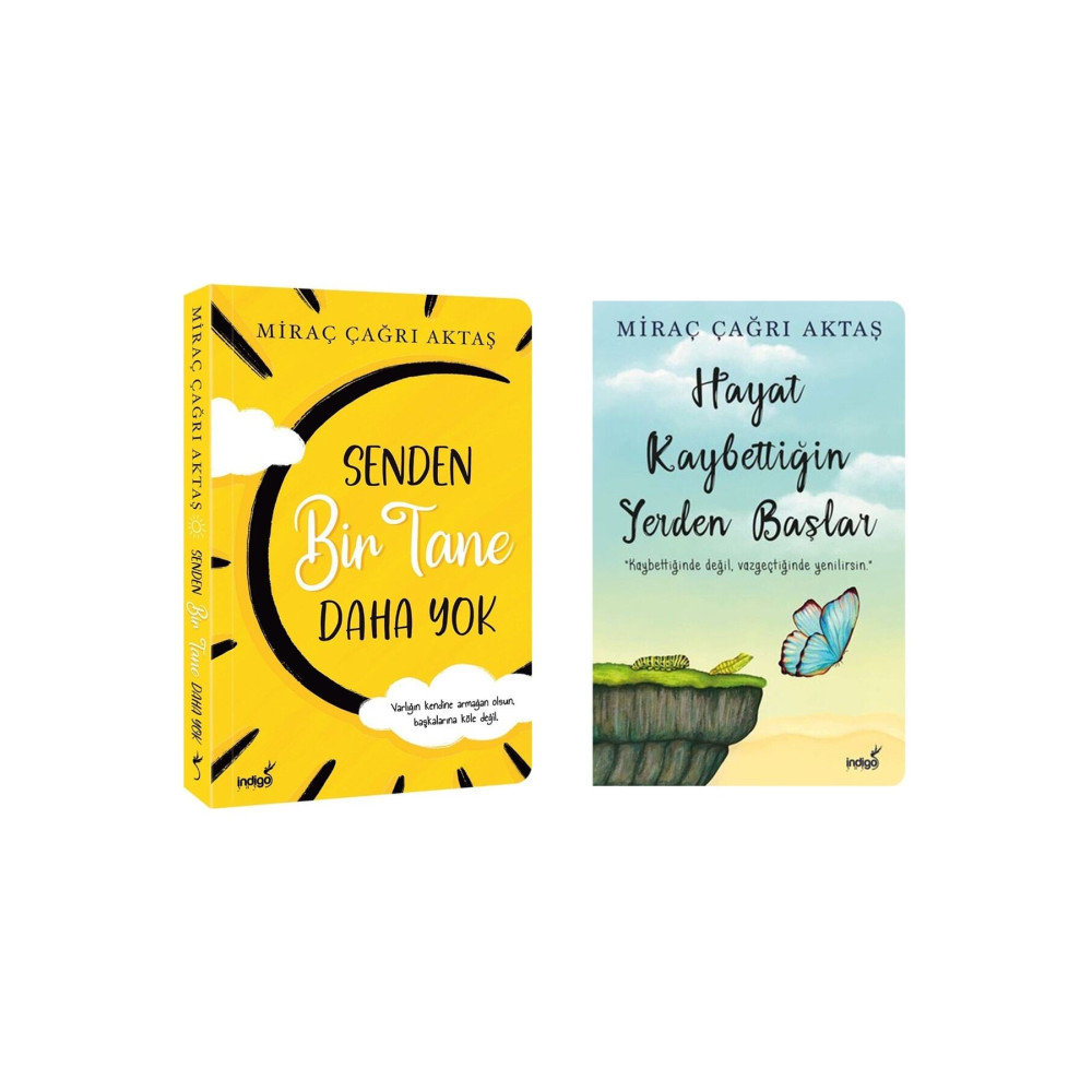 İndigo Yayınları Hayat Kaybettiğin Yerden Başlar - Senden Bir Tane Daha Yok Miraç Çağrı Aktaş 2 Kitap Set Roman Fiyatı