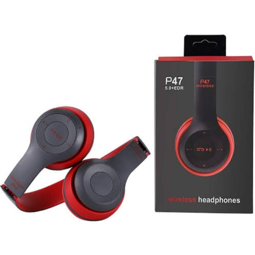 Indirim Durağı Bluetooth Kulaklık Mp3 Fm Radyo Sd Kart Kulaküstü - Kırmızı Kulak Üstü Kulaklık Fiyatı