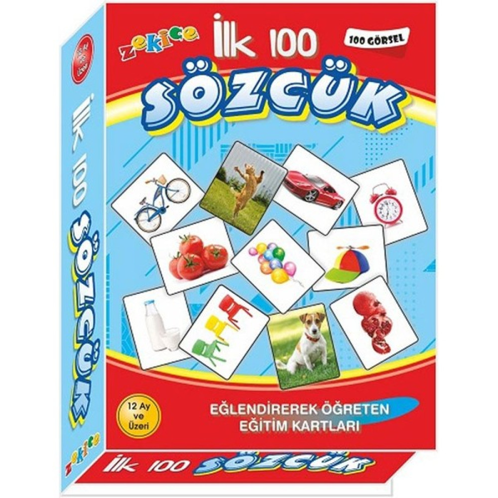 İndirimlial Ilk 100 Sözcük Eğitim Kartları Eğitici Oyuncak Fiyatı