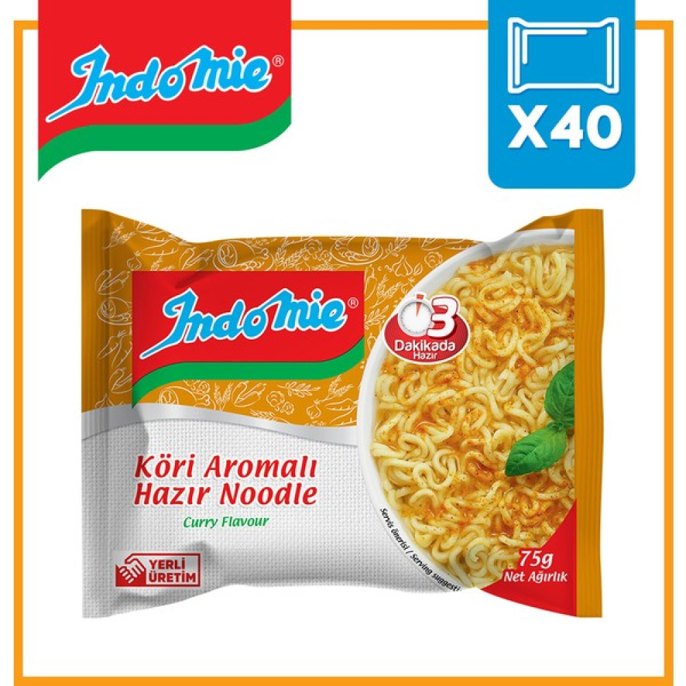 İndomie 40'lı Köri Aromalı Hazır Noodle Koli Diğer Fiyatı