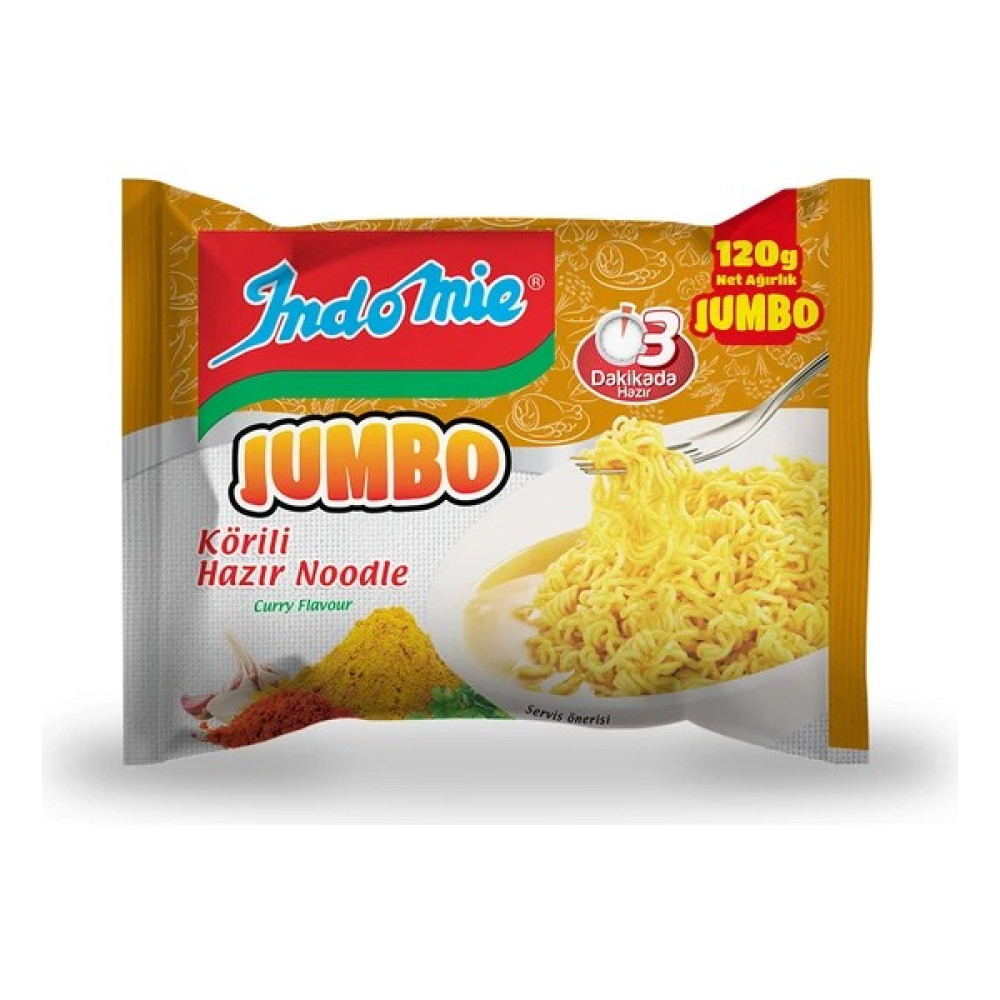 Indomie Jumbo Köri Aromalı Hazır Noodle Diğer Fiyatı