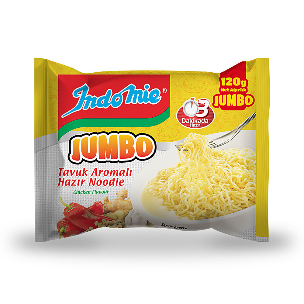 Indomie Jumbo Tavuk Aromalı Hazır Noodle120 G Makarnalar Fiyatı