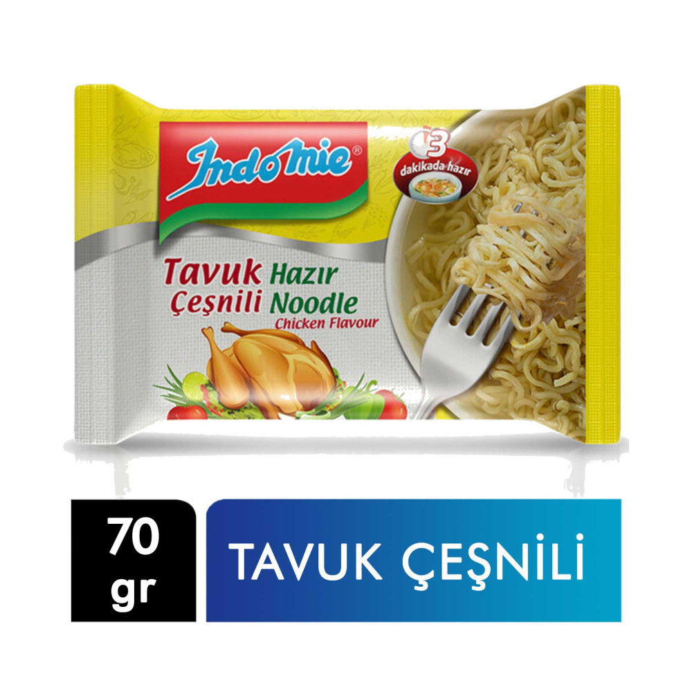 İndomie Noodle 70 gr Tavuk Çeşnili