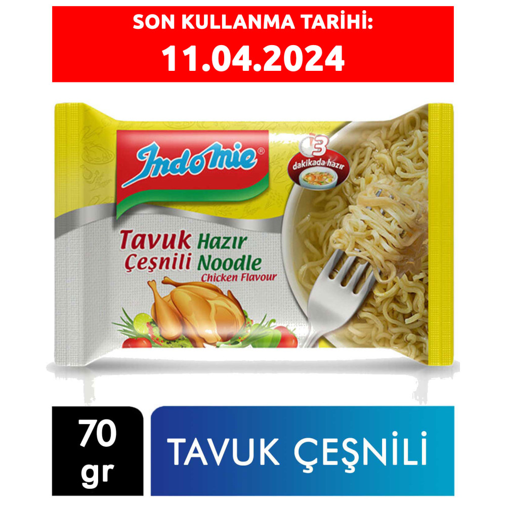 İndomie Noodle 70 gr Tavuk Çeşnili Makarnalar Fiyatı