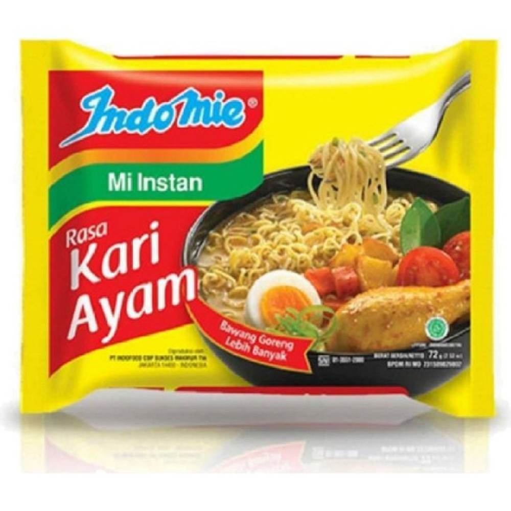 Indomie Noodles Kari Ayam 72 gr 1 Paket Diğer Fiyatı