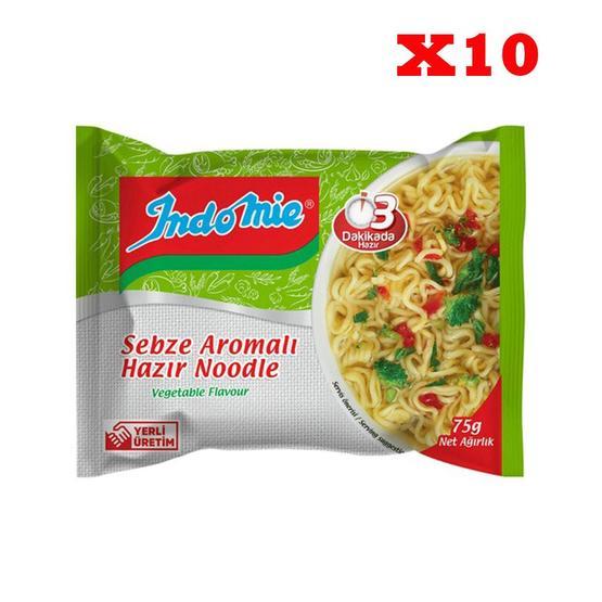 İndomie Sebze Çeşnili Noodle 10 x 75 gr Makarnalar Fiyatı