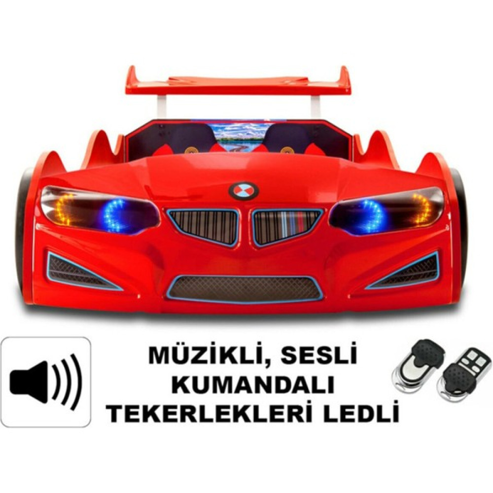İnegöl'den Eve İnegölden Eve Bmv - Arabalı Yatak, Araba Karyola - M8 Serisi - Full Işıklı, Kumandalı, Sesli Karyola Fiyatı