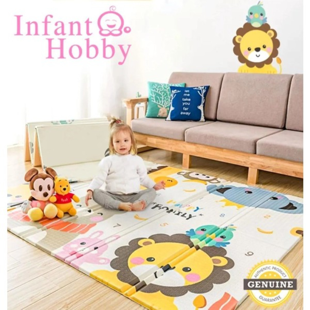 Infant Hobby Dream İt Katlanabilir Çift Taraflı Oyun Matı Oyun Halısı180X160X1 CM - Renkli - 170 x 170 cm Oyuncak Fiyatı