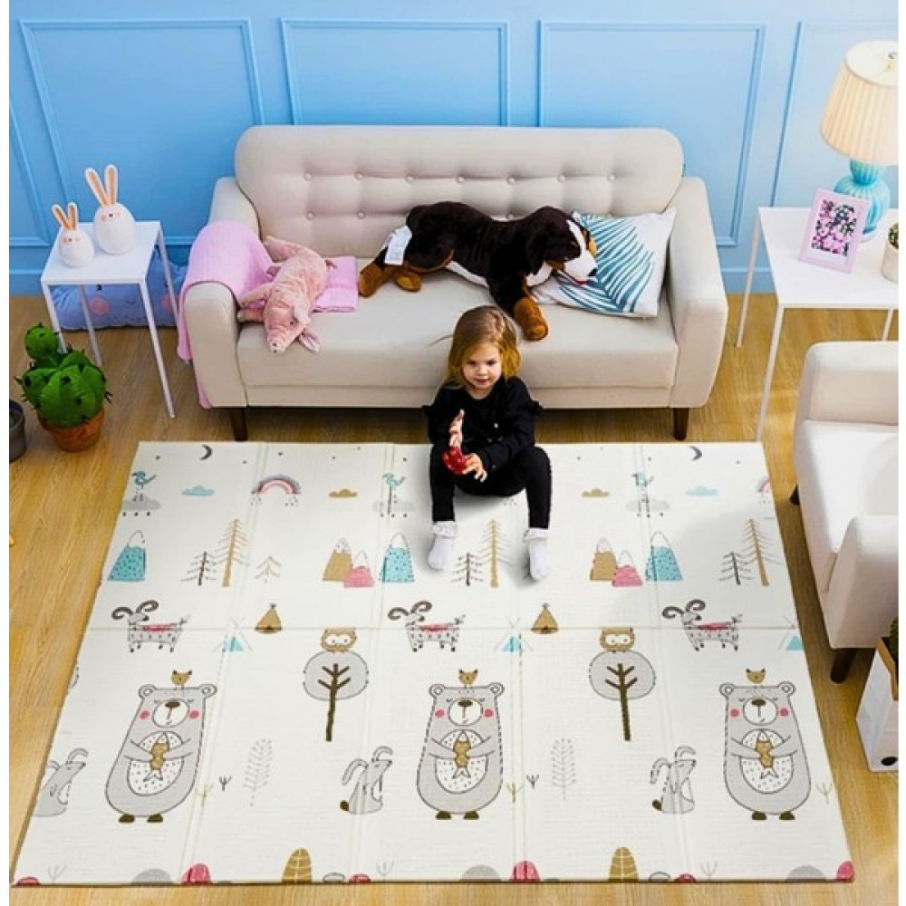 Infant Hobby Forest Katlanabilir Köpük Oyun Matı 150 x 200 x 1 cm - Renkli - 150 x 200 cm Oyuncak Fiyatı