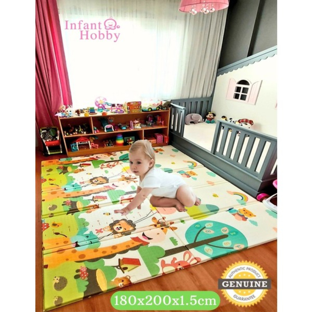 Infant Hobby Giraffe Katlanabilir Köpük Oyun Matı 180 x 200 x 1,5 cm - Renkli - 180 x 200 cm Oyuncak Fiyatı