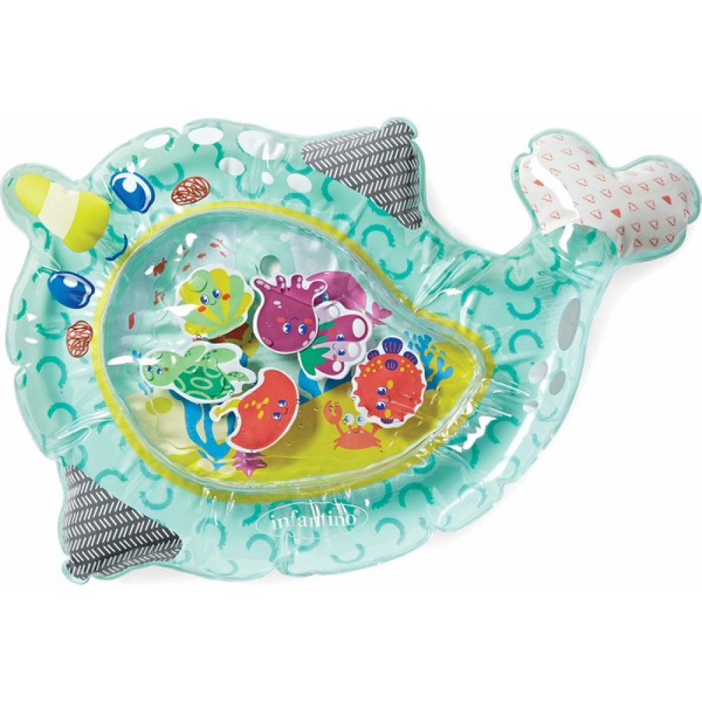 Infantino Çocuklar İçin Plastik Oyun Matı - Mavi (Yurt Dışından) - 50 x 70 cm - Yeşil Oyuncak Fiyatı