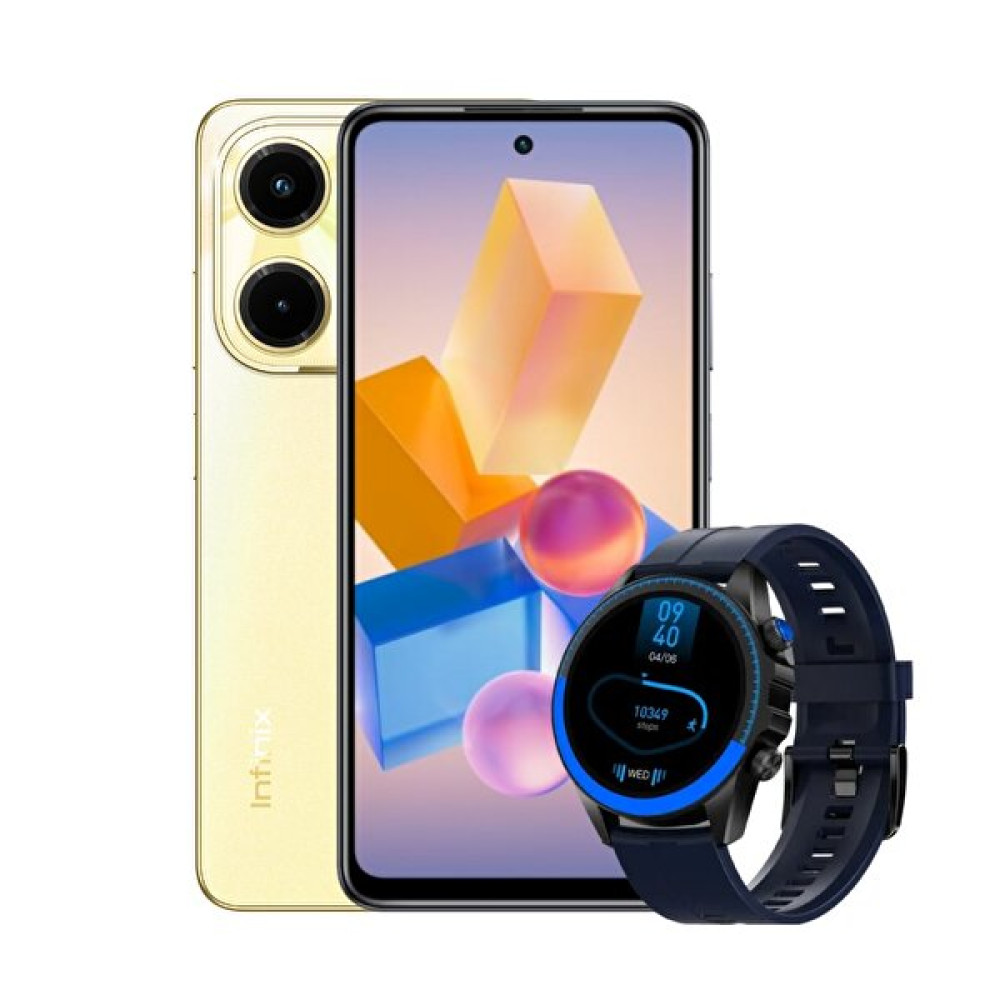 Infinix Hot 40i 8 GB RAM + 8 GB Sanal RAM 256 GB Gold Cep Telefonu (Infinix XW2 Akıllı Saat) Cep Telefonları Fiyatı