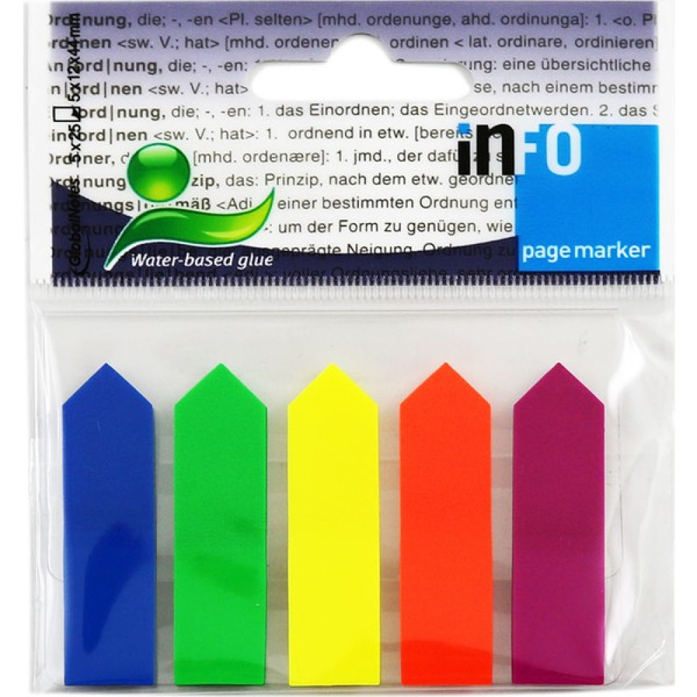 Info Notes 12 x 50 Sayfa Ayraç Ok Postit 268209 Not Defteri & Bloknot Fiyatı