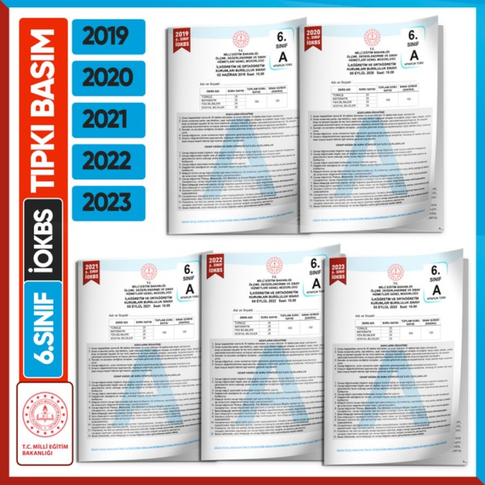 İnformal Yayınları 2024 6.sınıf Iokbs Bursluluk Çıkmış Soru Tıpkı Basım Türkiye Geneli Dijital Çözümlü Soru Kitapçığı Set Temel Yeterlilik Testi (TYT) Fiyatı
