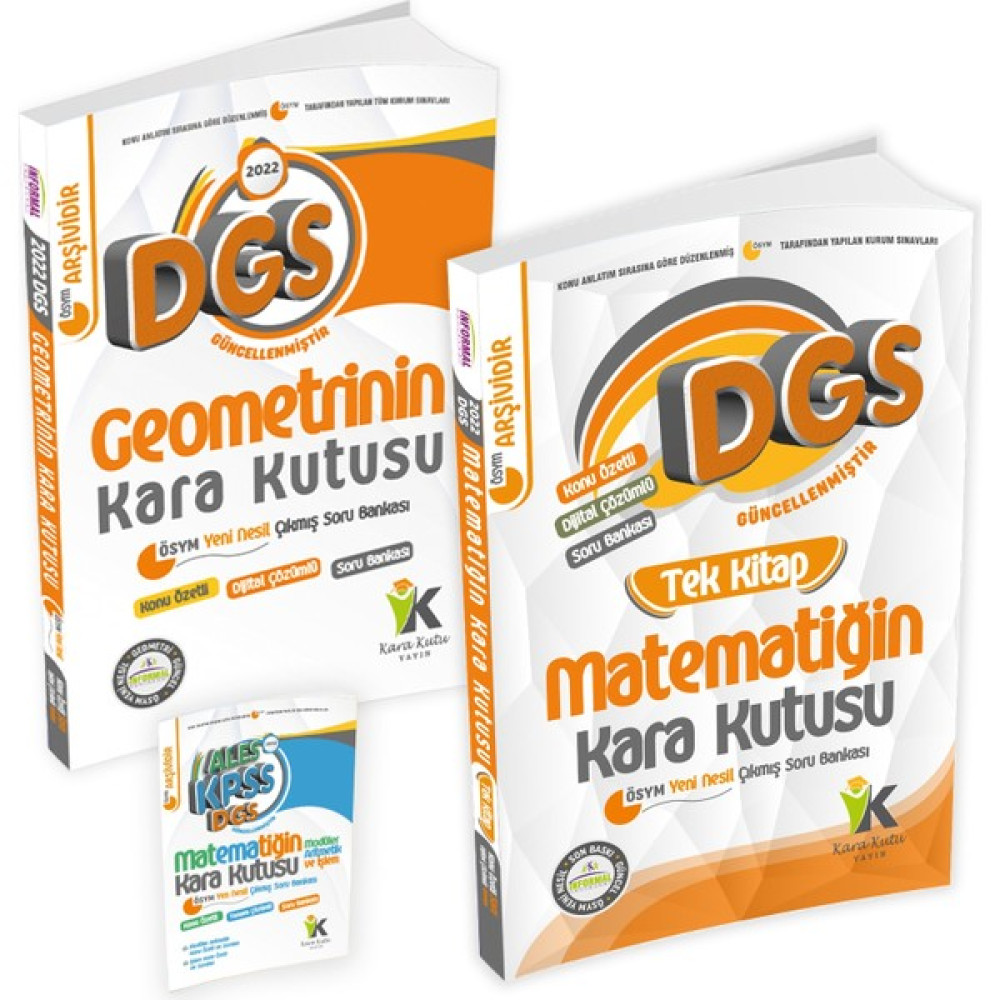 İnformal Yayınları DGS 2022 Matematik Tek Kitap ve Geometrinin Kara Kutusu Konu Özetli Dijital Çözümlü Çıkmış Soru Bankası Seti KPSS Fiyatı