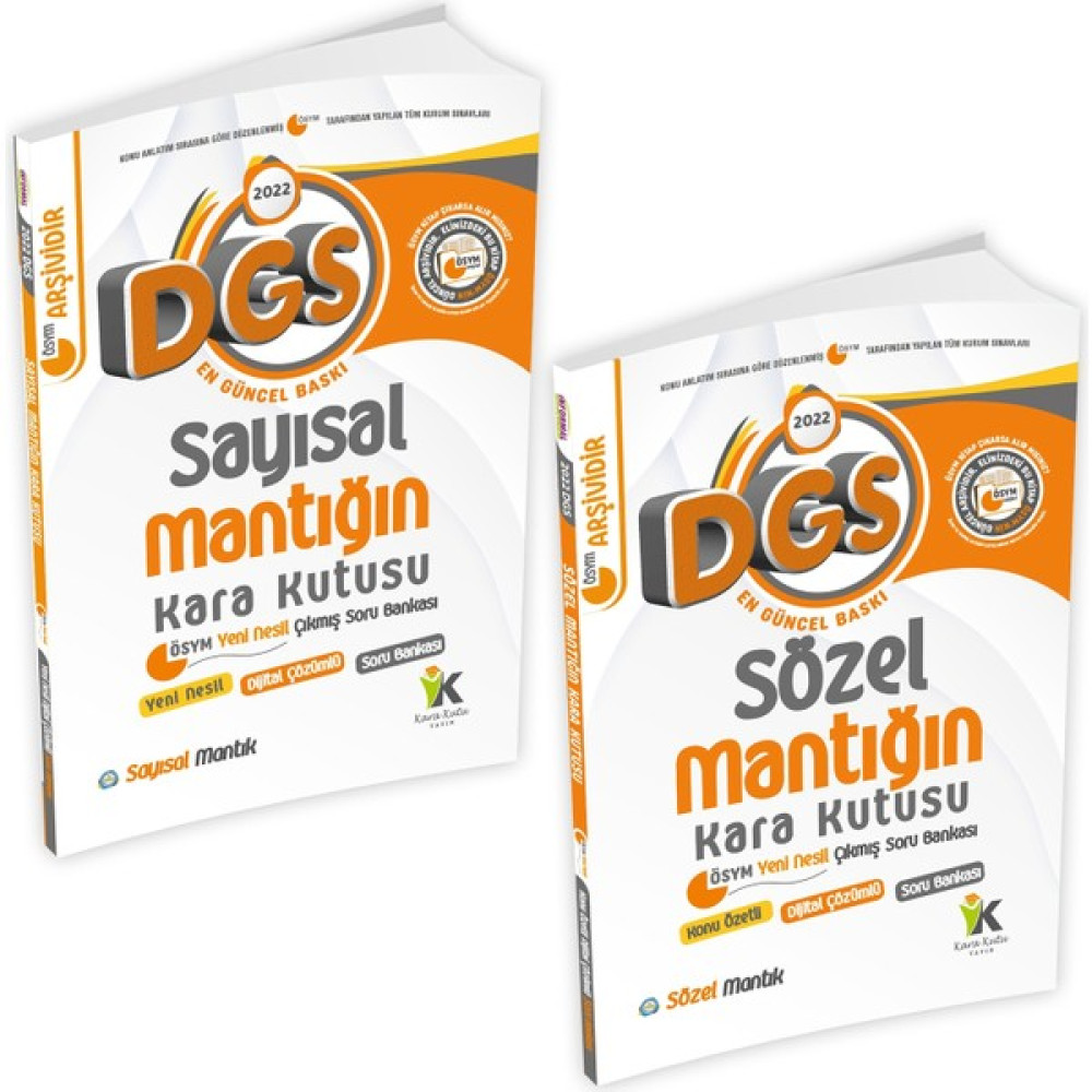 İnformal Yayınları DGS 2022 Sayısal ve Sözel Mantığın Kara Kutusu Konu Özetli Tamamı Dijital Çözümlü Soru Bankası Kaynak Kitapları Fiyatı
