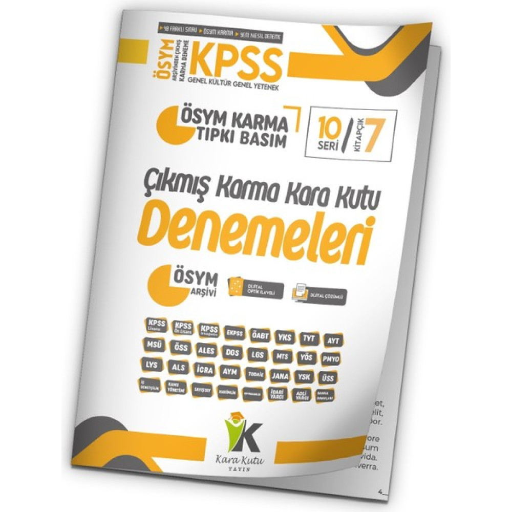 İnformal Yayınları KPSS 2024 ÖSYM Arşivi Çıkmış Soru Karma Genel Yetenek Genel Kültür D. Çözümlü Deneme 10/7.kitapçık (Ciltli) KPSS Fiyatı