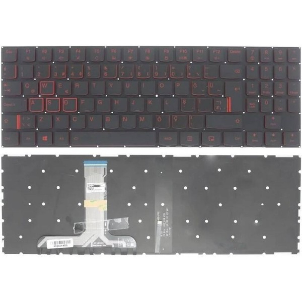 İnfostar Lenovo Legion Y520-15IKBN Notebook Klavye - Tuş Takımı / Siyah - Tr - Işıklı Muadil Kablosuz Klavye Fiyatı