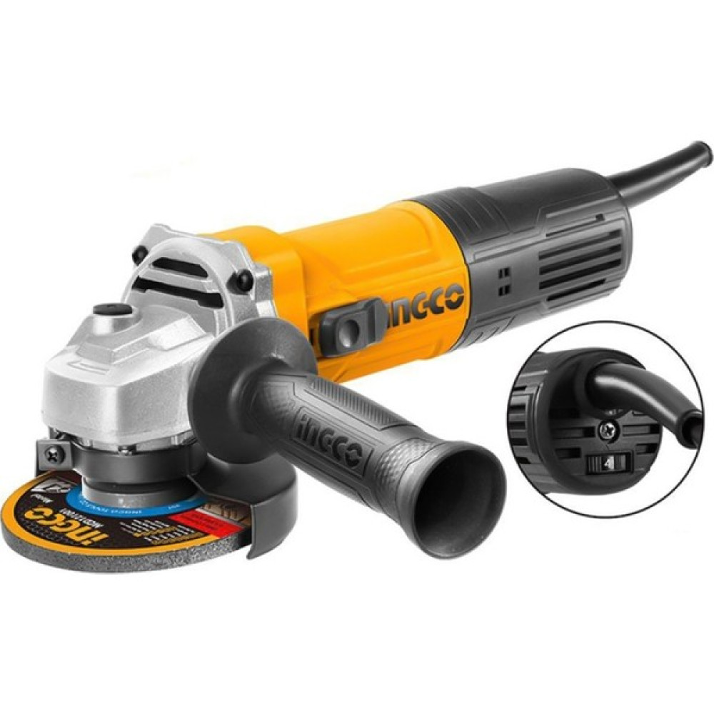 Ingco Endüstriyel Elektrikli Avuç Taşlama 125 mm 900W AG900285 Taşlama Makinesi Fiyatı