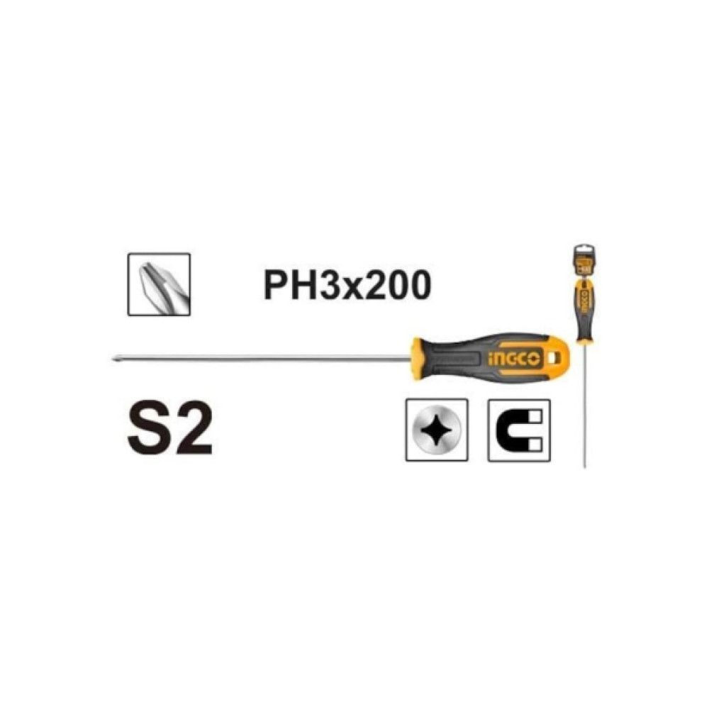 Ingco Hs68ph3200 Miknatisli Yildiz Tornavida Ph3'200 Tornavida Fiyatı