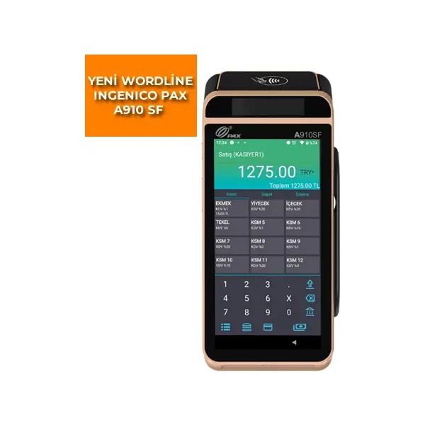 Ingenico Pax A910 Sf Andriod Yazar Kasa Diğer Fiyatı
