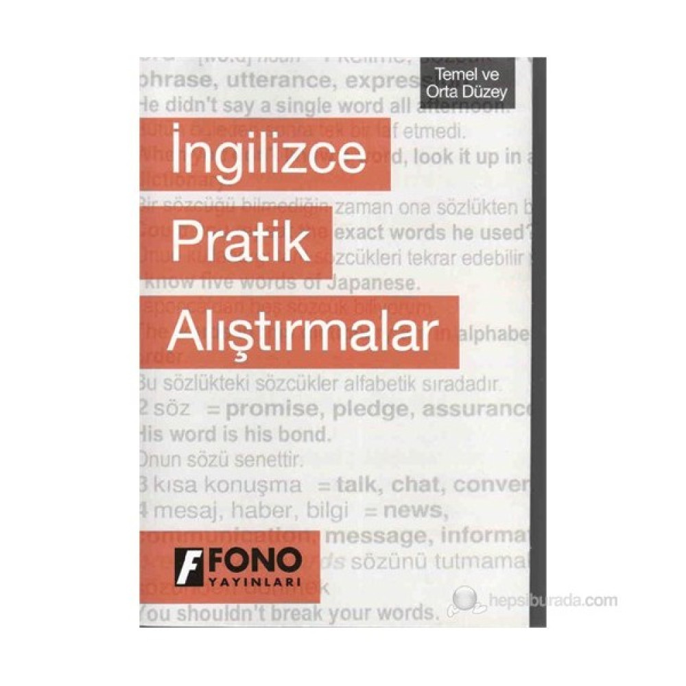 İngilizce Pratik Alıştırmalar Yabancı Dil Öğretici Kitaplar ve Eğitim Setleri Fiyatı