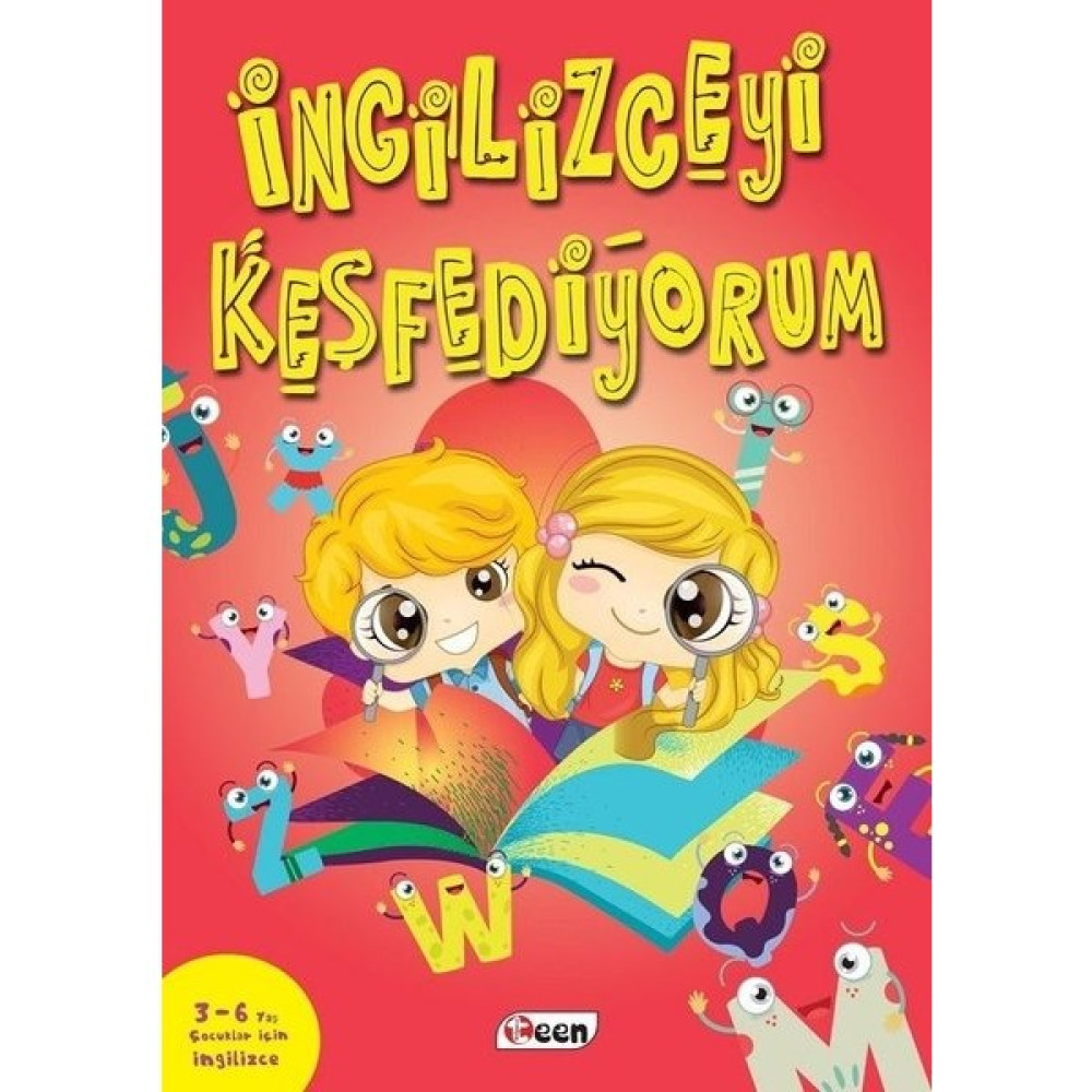 İngilizceyi Keşfediyorum 3-6 Yaş Çocuklar İçin İngilizce Okul Öncesi Eğitici & Öğretici Kitaplar Fiyatı