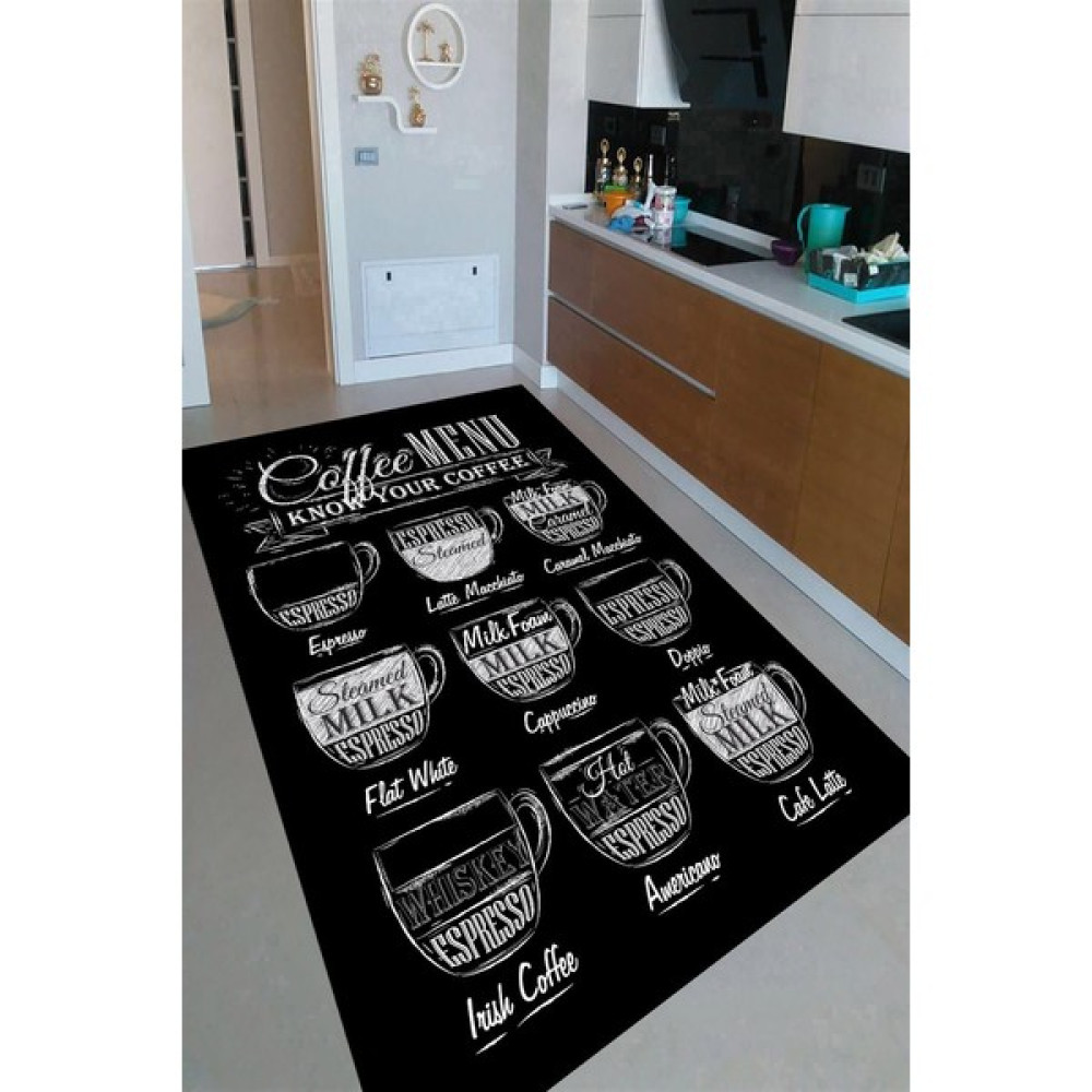 İnka Halı Antibakteriyel Kaymaz Dot Taban Yıkanabilir Dijital Baskı Mutfak Halısı MRC2336 - Renkli - 140 x 200 cm Salon Halısı Fiyatı