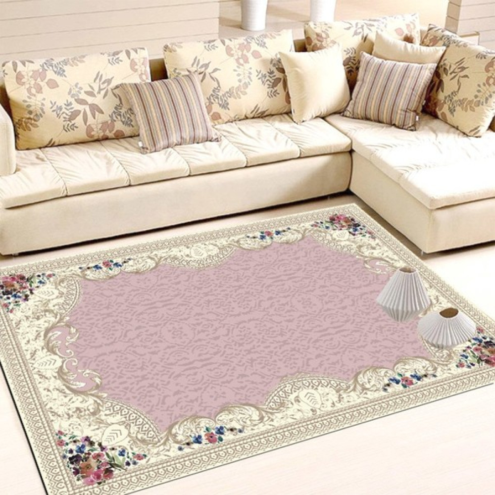 İnka Halı Antibakteriyel Yıkanabilir Kaymaz Dot Taban Dijital Baskı Salon Halısı MRC105 - Renkli - 200 x 200 cm Salon Halısı Fiyatı