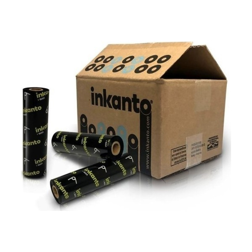 Inkanto Armor Awr-1 110MM x 74M Wax Ribon 25 Li Paket - Siyah Wax Ribon Barkod Okuyucular Fiyatı