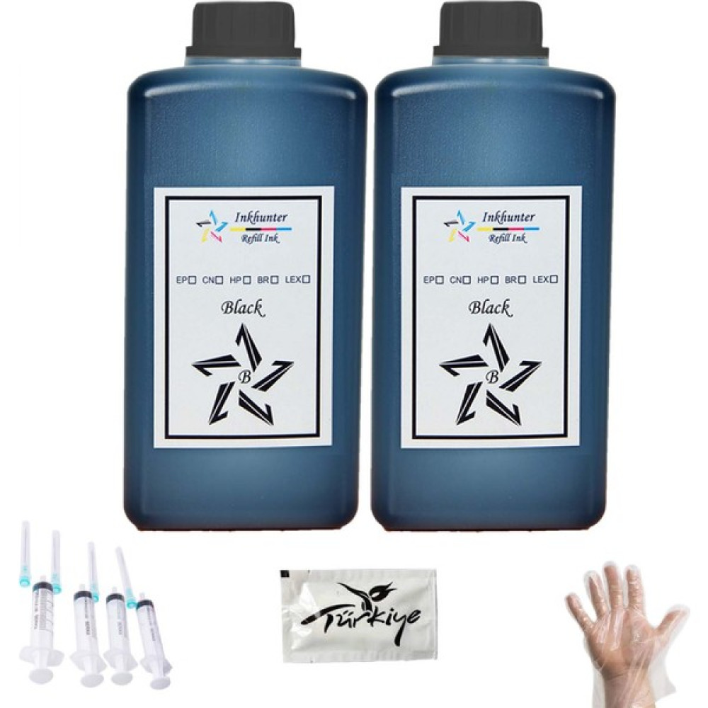 Inkhunter Epson L121 L120 L110 L111 Yazıcı Uyumlu Dolum Mürekkebi 2 Kg. - Siyah Kartuşlar Fiyatı